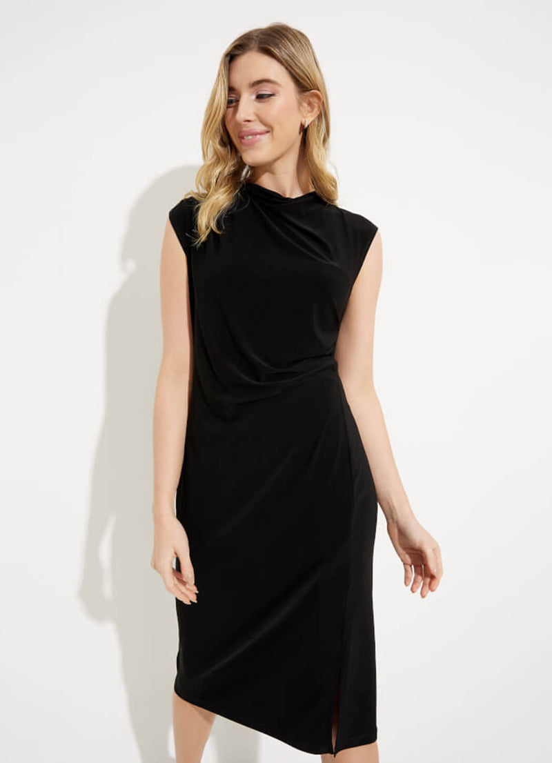 Joseph Ribkoff Draped Neck Dress