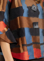 Joseph Ribkoff Stand Collar Trapeze Jacket