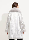 Joseph Ribkoff Faux Fur Reversible Puffer Coat