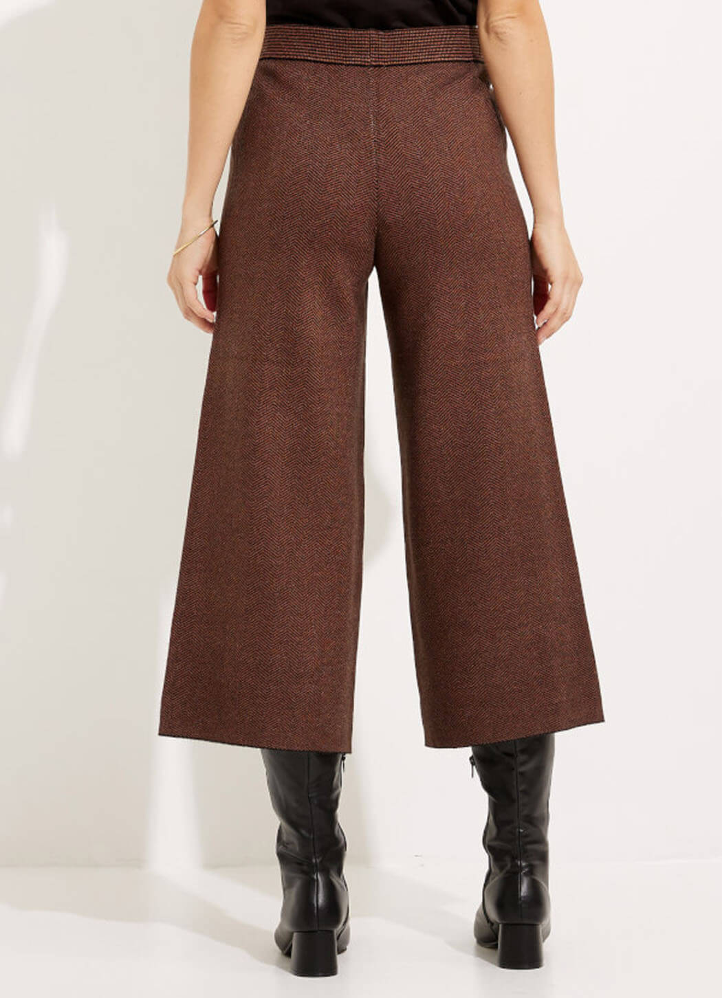 Joseph Ribkoff Cropped Wide Leg Pants