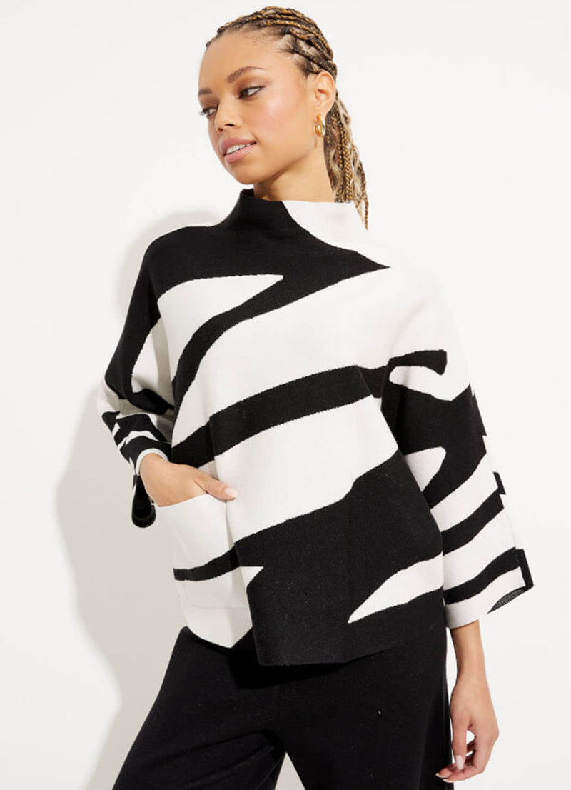 Joseph Ribkoff Animal Print Top