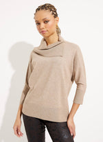Joseph Ribkoff Asymmetrical Neckline Top