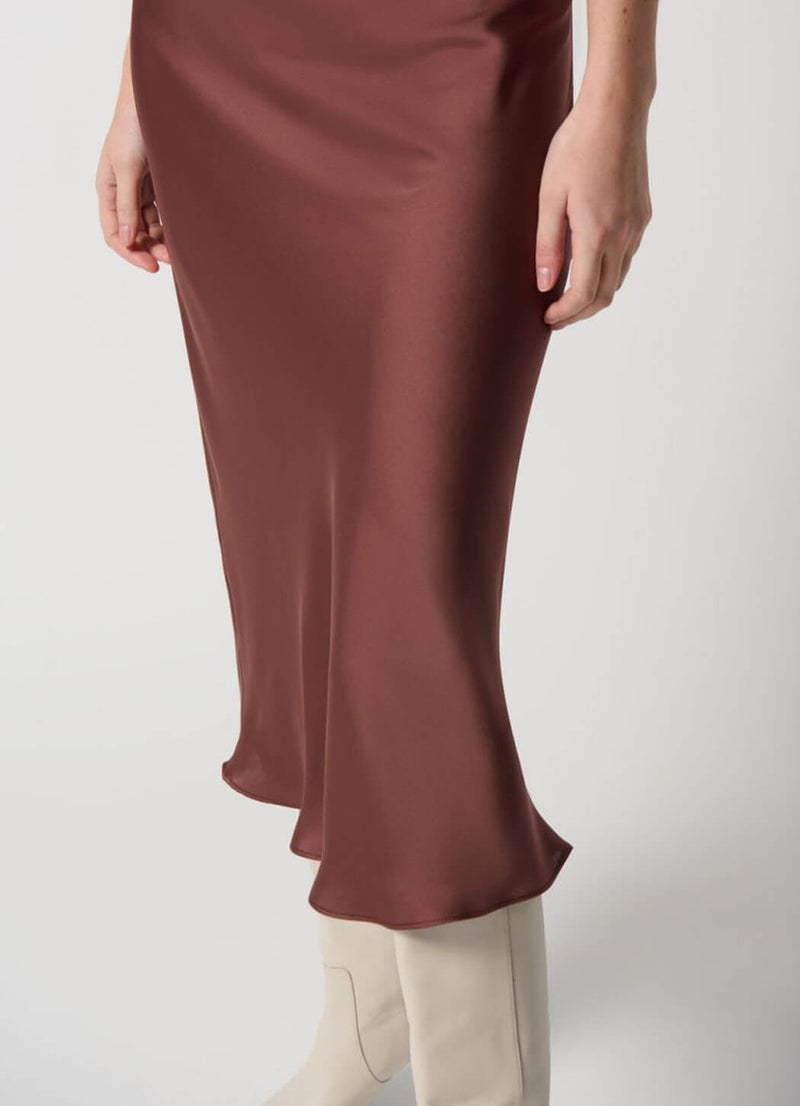 Joseph Ribkoff Satin Flared Skirt