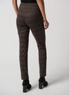 Joseph Ribkoff Heavy Knit Plaid Pull-On Pants
