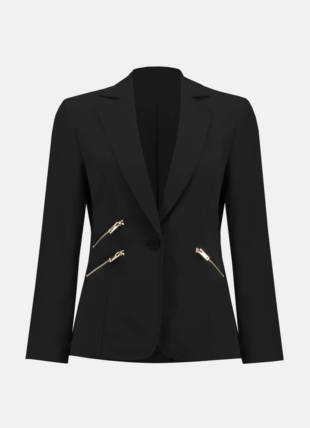 Joseph Ribkoff Zip Accent Blazer