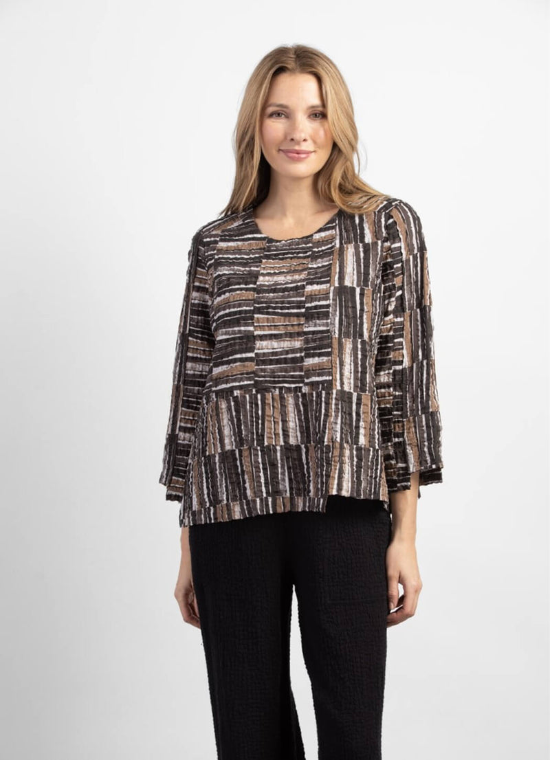 Habitat Pucker Weave Lapped Seam Pullover