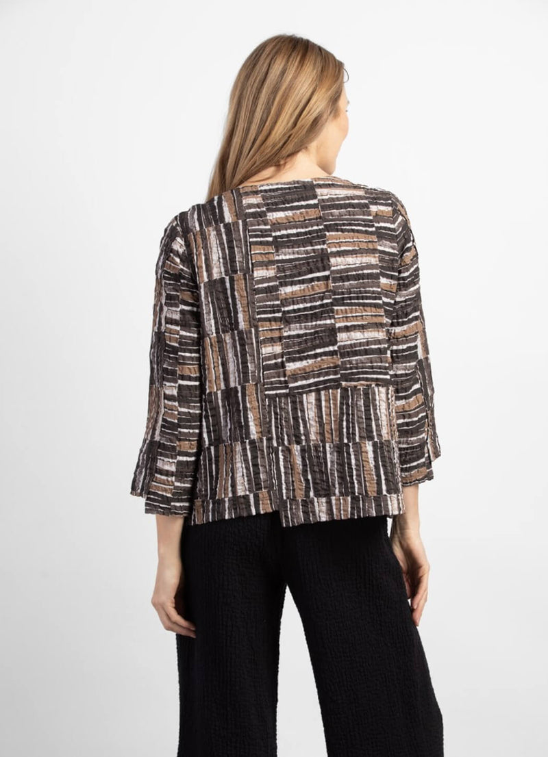 Habitat Pucker Weave Lapped Seam Pullover