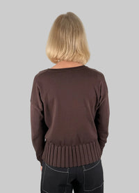 J. Society Rib Bottom Crew Sweater