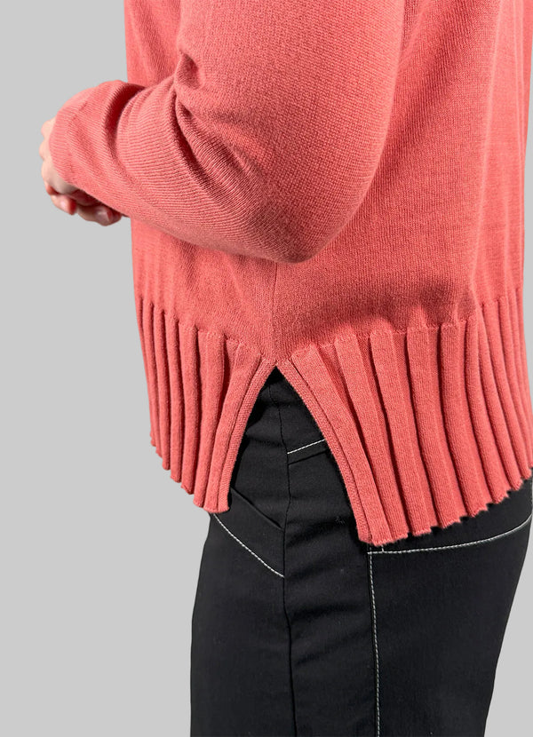 J. Society Rib Bottom Crew Sweater