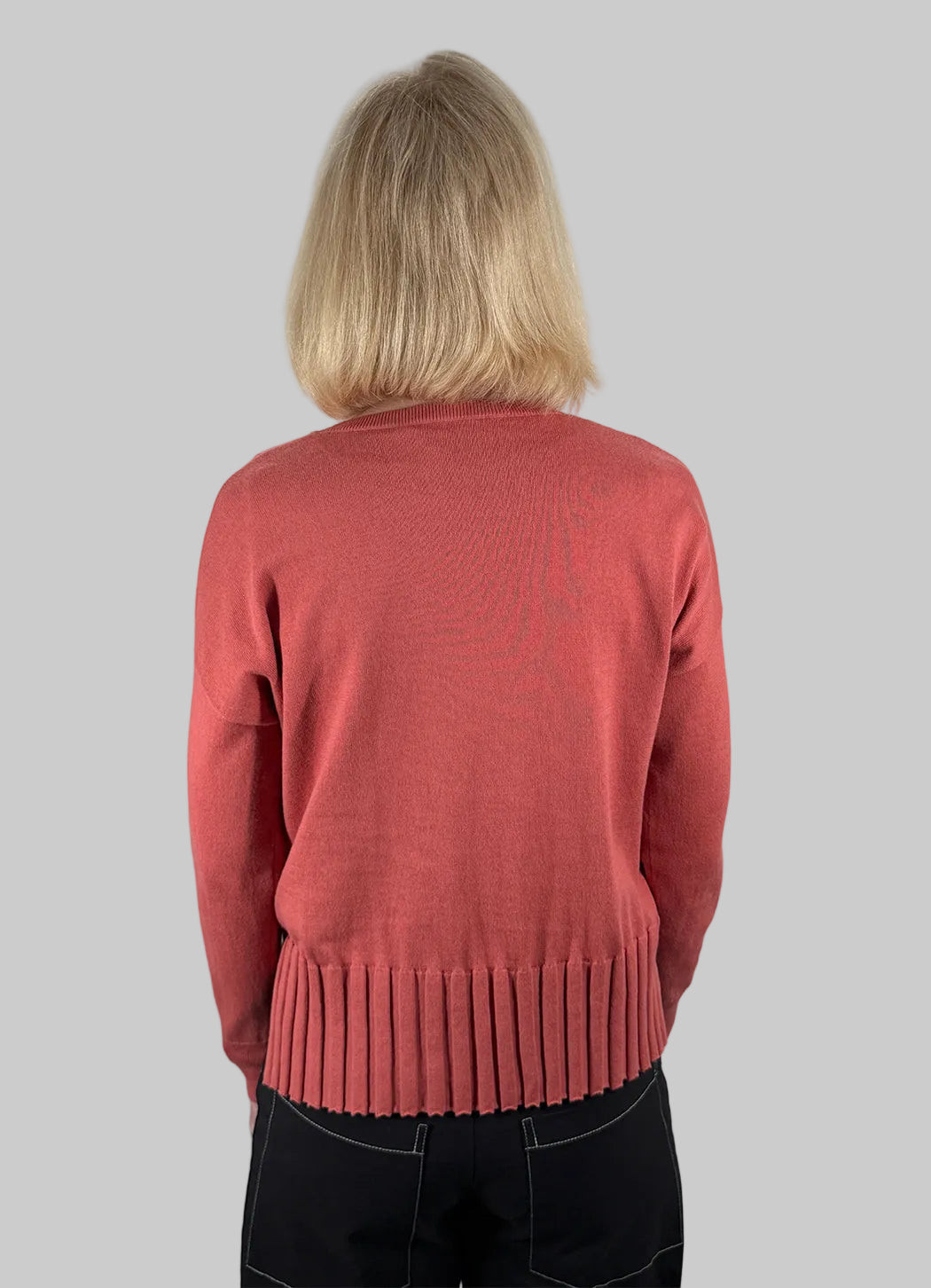 J. Society Rib Bottom Crew Sweater