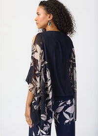 Joseph Ribkoff Chiffon Poncho Top