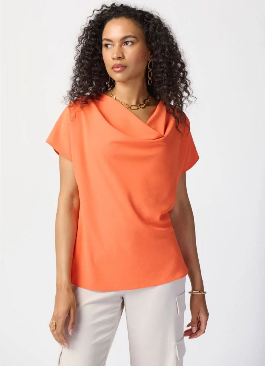 Joseph Ribkoff Cowl Neck Top