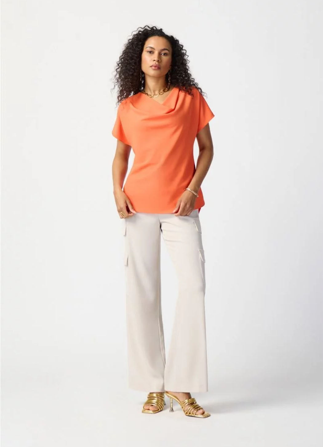 Joseph Ribkoff Cowl Neck Top