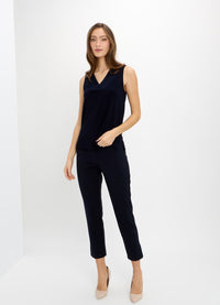 Joseph Ribkoff V-Neck Crossover Tank