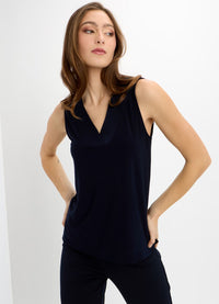 Joseph Ribkoff V-Neck Crossover Tank