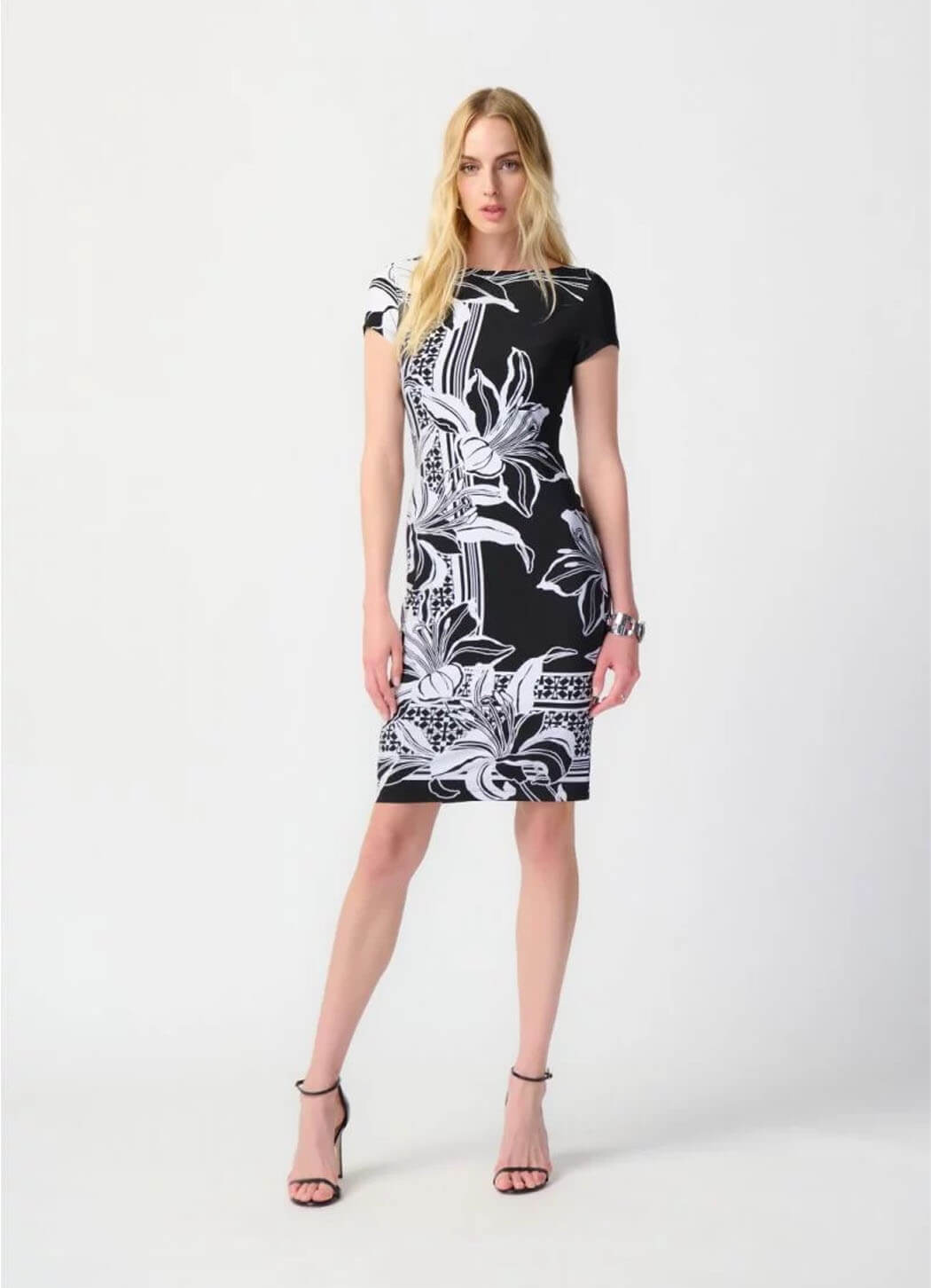 Joseph Ribkoff Floral Print Sheath Dress