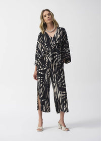 Joseph Ribkoff Tropical Print Culotte Pant