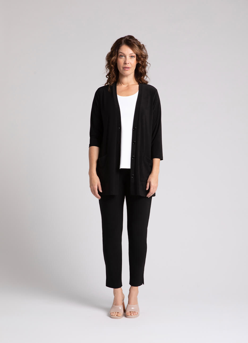 Sympli Classic Button Cardigan