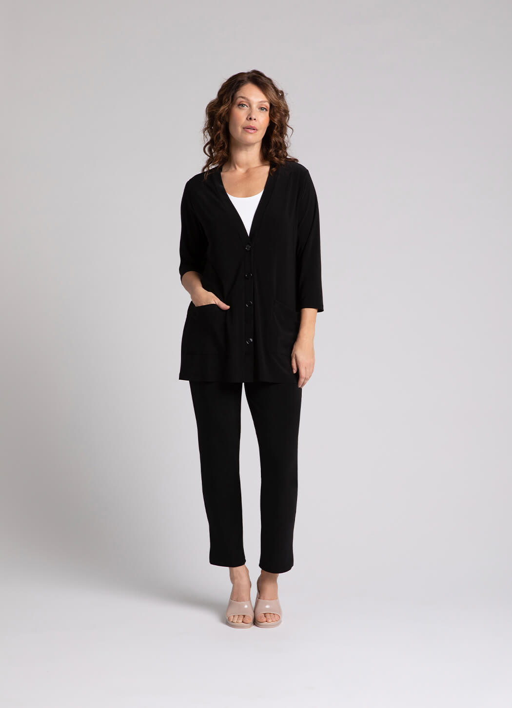 Sympli Classic Button Cardigan