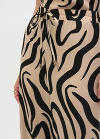 Joseph Ribkoff Abstract Print Wide-Leg Pant