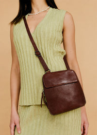 Latico Leathers Lucy Handcrafted Leather Crossbody