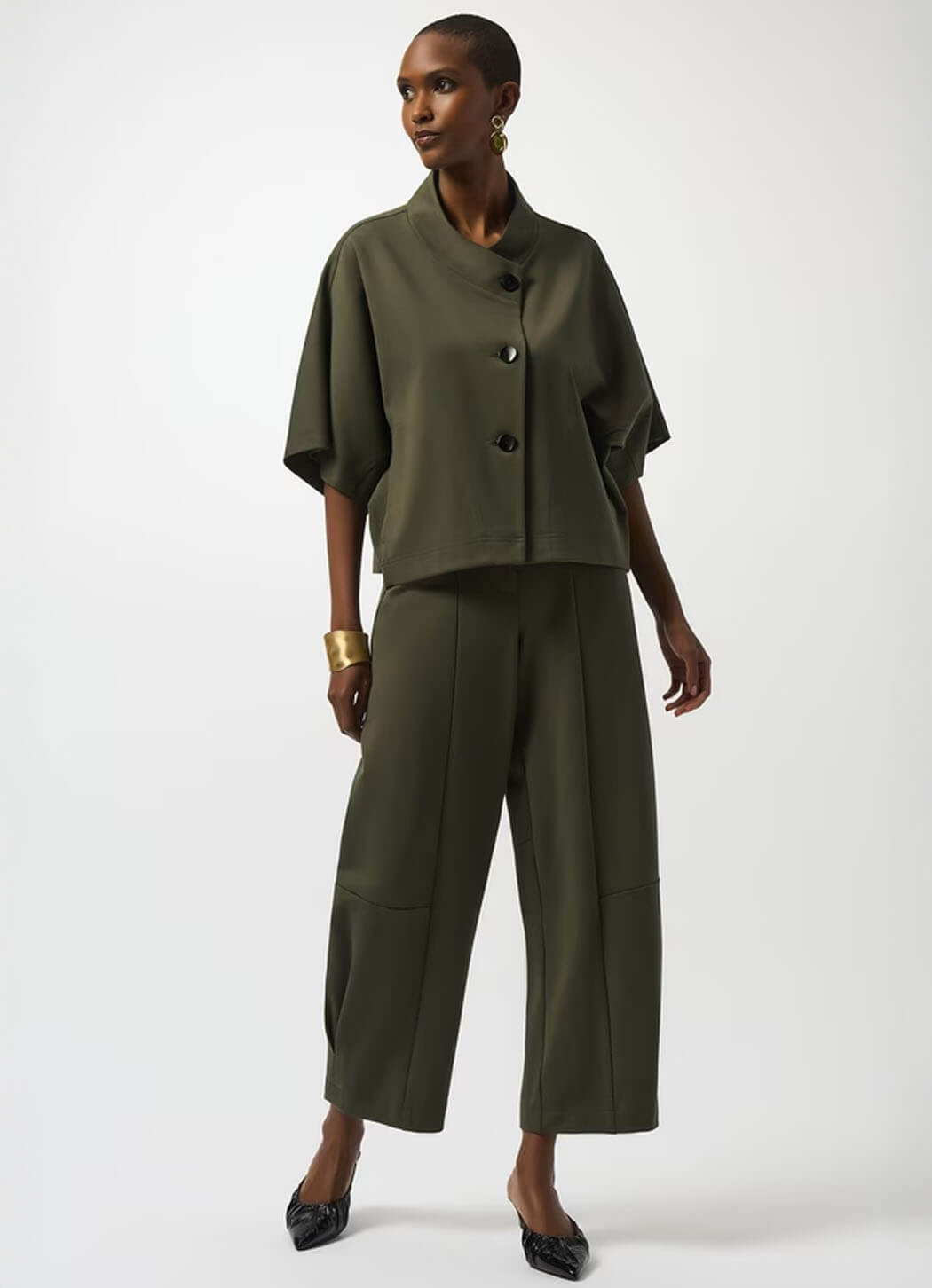 Joseph Ribkoff Relaxed Fit Shawl Collar Jacket