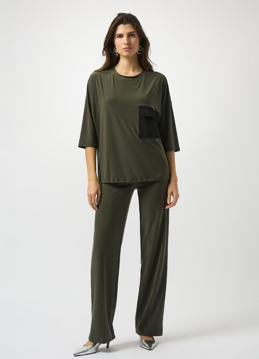 Joseph Ribkoff Casual Crew Neck Pullover