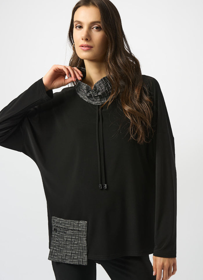 Joseph Ribkoff Mock Neck Pullover