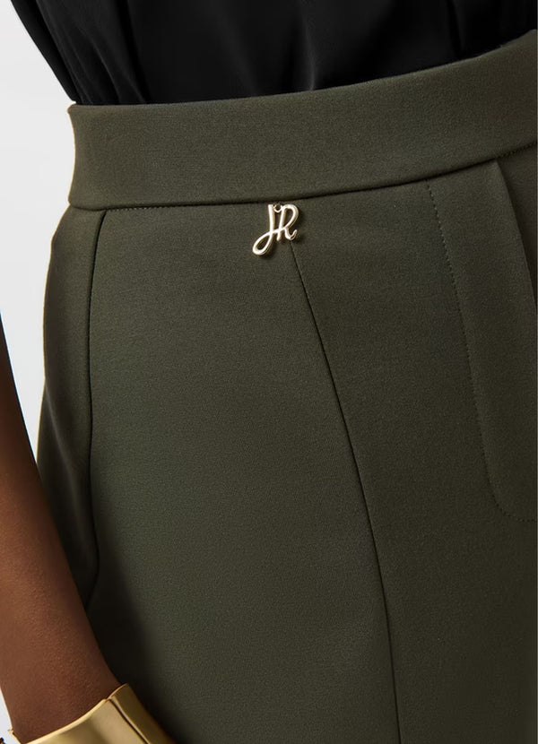 Joseph Ribkoff Knit Barrel-Leg Pant