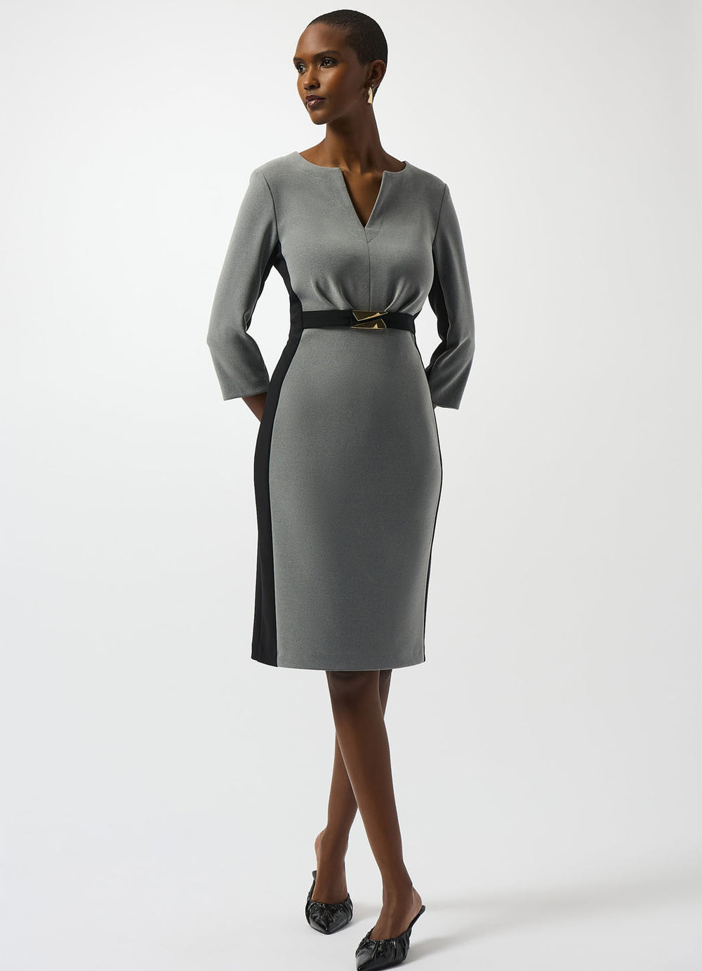 Joseph Ribkoff Knee Length Sheath Dress