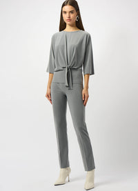 Joseph Ribkoff Crew Neck Pullover With Knot