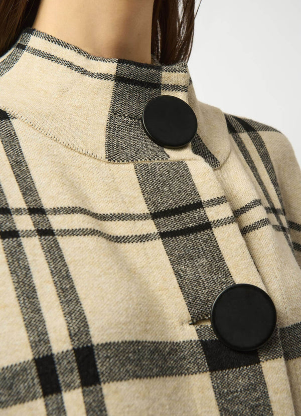Joseph Ribkoff Knit Plaid Poncho