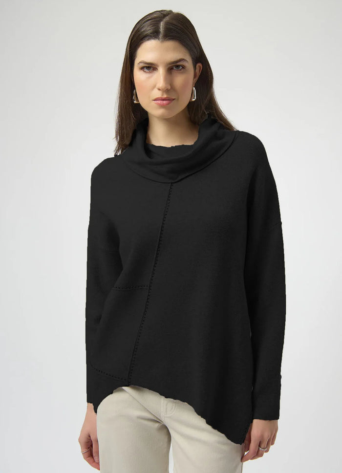 Joseph Ribkoff Embelished Cowl Neck Sweater