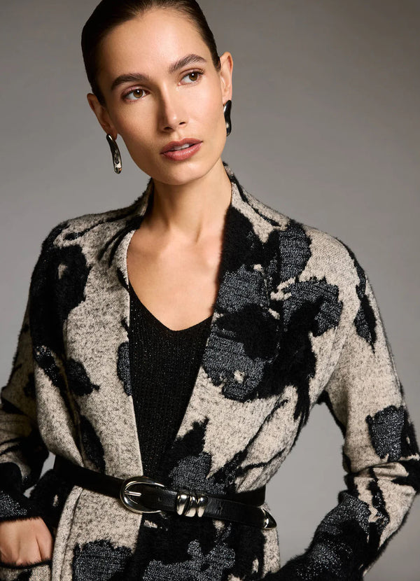 Joseph Ribkoff Open Front Sweater Jacket