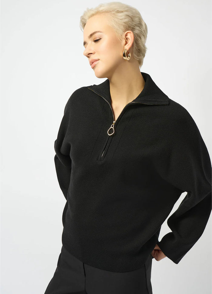 Joseph Ribkoff Zipped Turtleneck Sweater