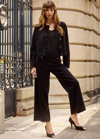 Joseph Ribkoff Jacquard Button Front Jacket