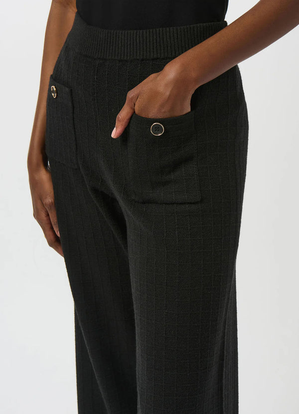Joseph Ribkoff Jacquard Wide Leg Pant