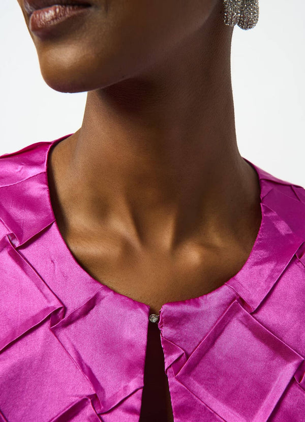 Joseph Ribkoff Textured Satin Jacket