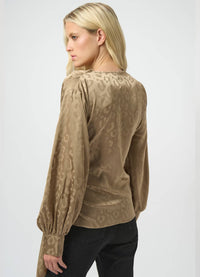 Joseph Ribkoff Leopard Wrap Top