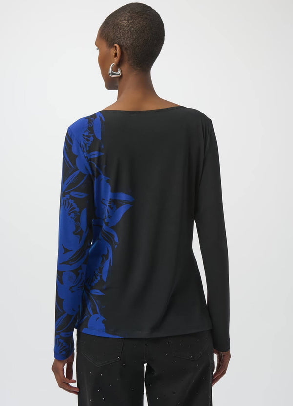 Joseph Ribkoff Side-Gather Top