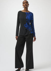 Joseph Ribkoff Side-Gather Top
