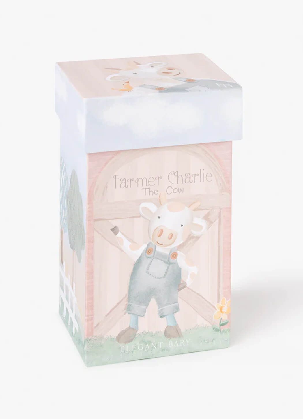 Elegant Baby Charlie The Cow Linen Toy With Gift Box