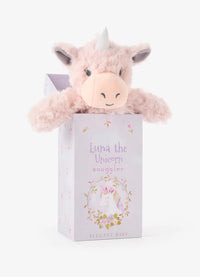Elegant Baby Unicorn Snuggler With Gift Box