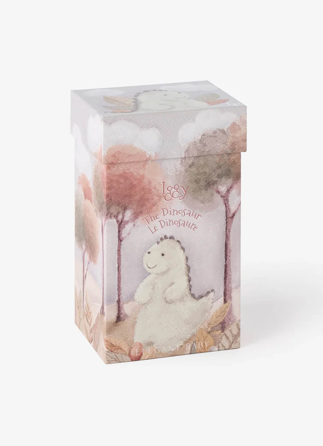 Elegant Baby Iggy the Dinosaur Snuggler With Gift Box