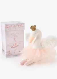 Elegant Baby Anastasia the Ballerina Swan Plush Toy With Gift Box