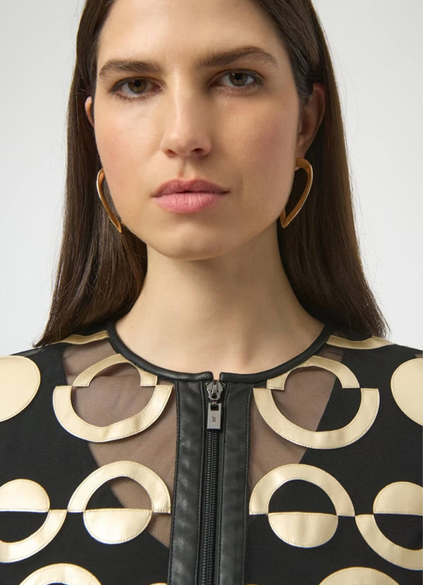 Joseph Ribkoff Shear Zipper Jacket
