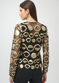 Joseph Ribkoff Shear Zipper Jacket