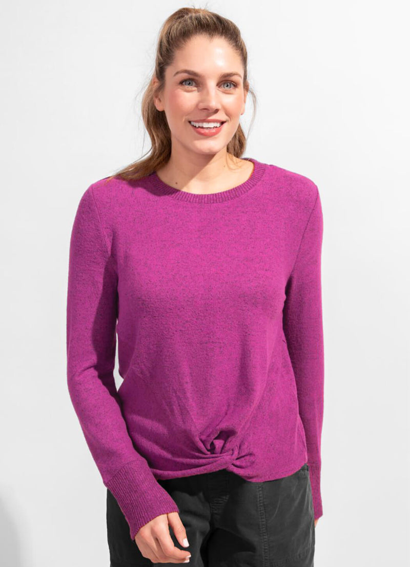 Escape Super Soft Fleece Side Twist Pullover