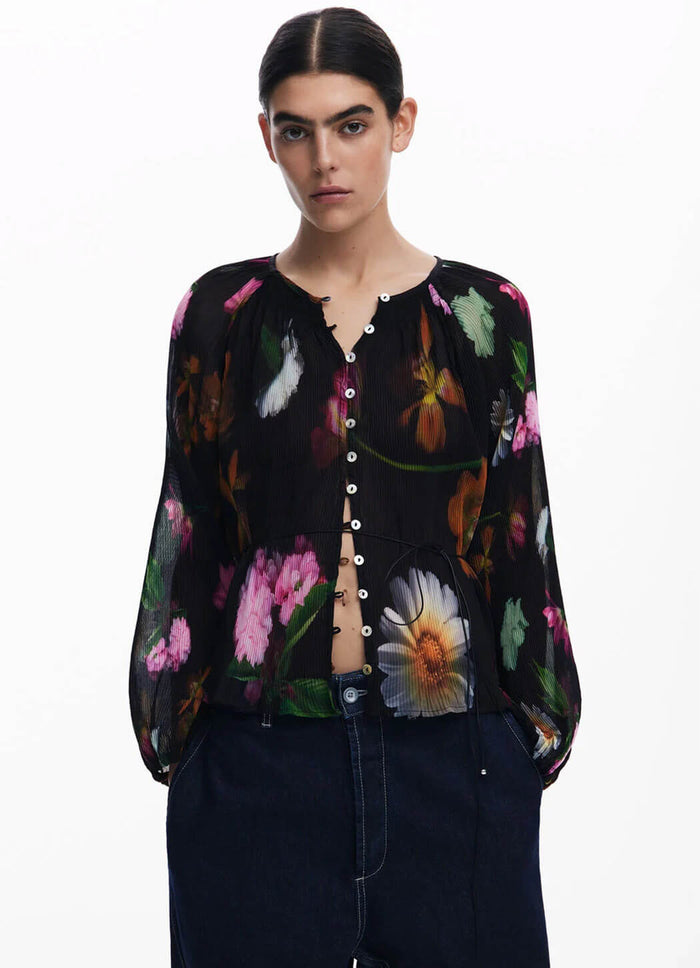 Desigual Floral Blouse