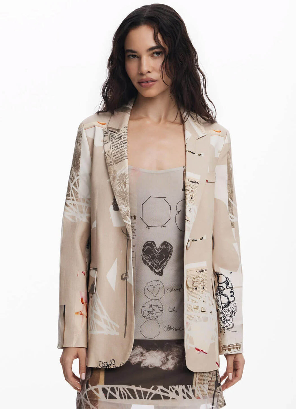 Desigual by M. Christian LaCroix Print Jacket – Details Direct